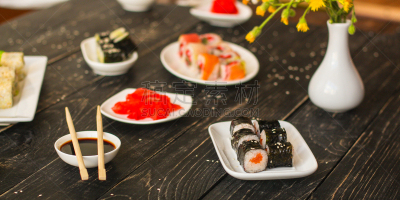 寿司,清新,食品,美味,小圆面包,切片食物,菜单,日本食品,洞,背景分离