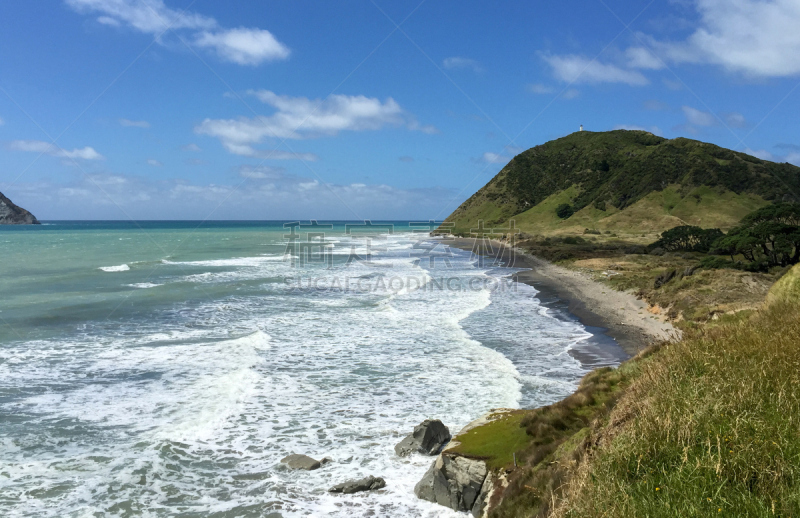 宏伟,海岸地形,风景,遥远的北方,美,水平画幅,云,因纽特人,雪,无人