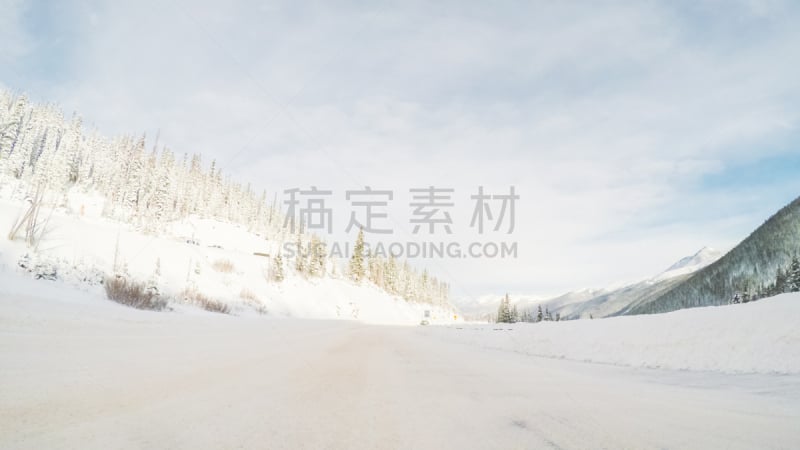 berthoud pass,冬天,科罗拉多州,暴风雨,在上面,自然,从在汽车上的角度拍摄,洛矶山脉,美国,水平画幅