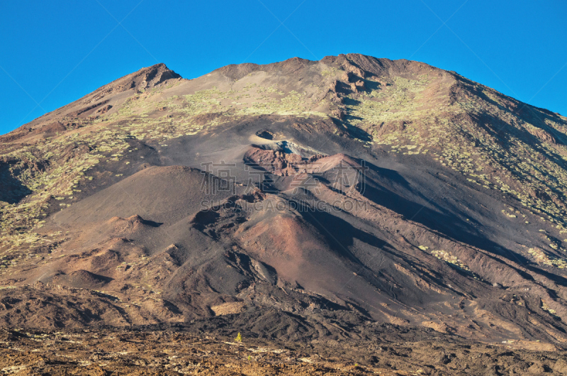 火山地形,火山口,加那利群岛,皮科,迈帕斯海滩,皮可德泰德山,車,火山喷口,天空,公园