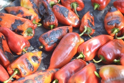 古老的,红色灯笼椒,格子烤肉,食品,美味,巴尔干,炊具,热,香料,辣椒粉