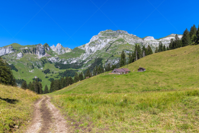 桑蒂斯,徒步旅行,风景,小路,自然美,天空,水平画幅,山,雪,无人