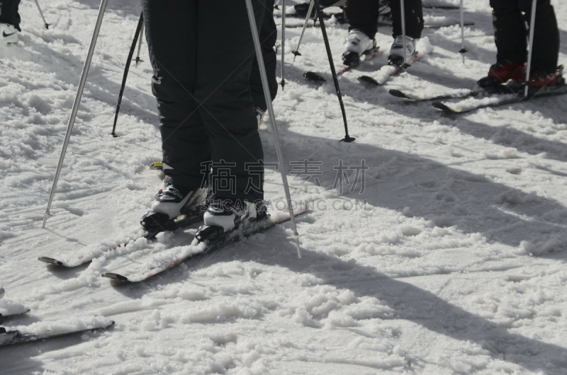 度假胜地,滑雪运动,等,幻灯片,雪板,水平画幅,山,雪,冰河,转