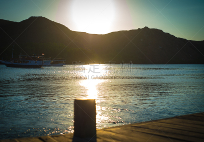 船,弗罗里斯岛,库莫度,热带气候,黄昏,水湾,夏天,户外,天空,印度尼西亚