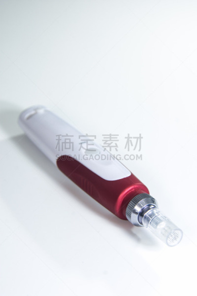 真皮层,电,水笔,橡皮章,垂直画幅,替代疗法,辅导讲座,spa美容,白色背景