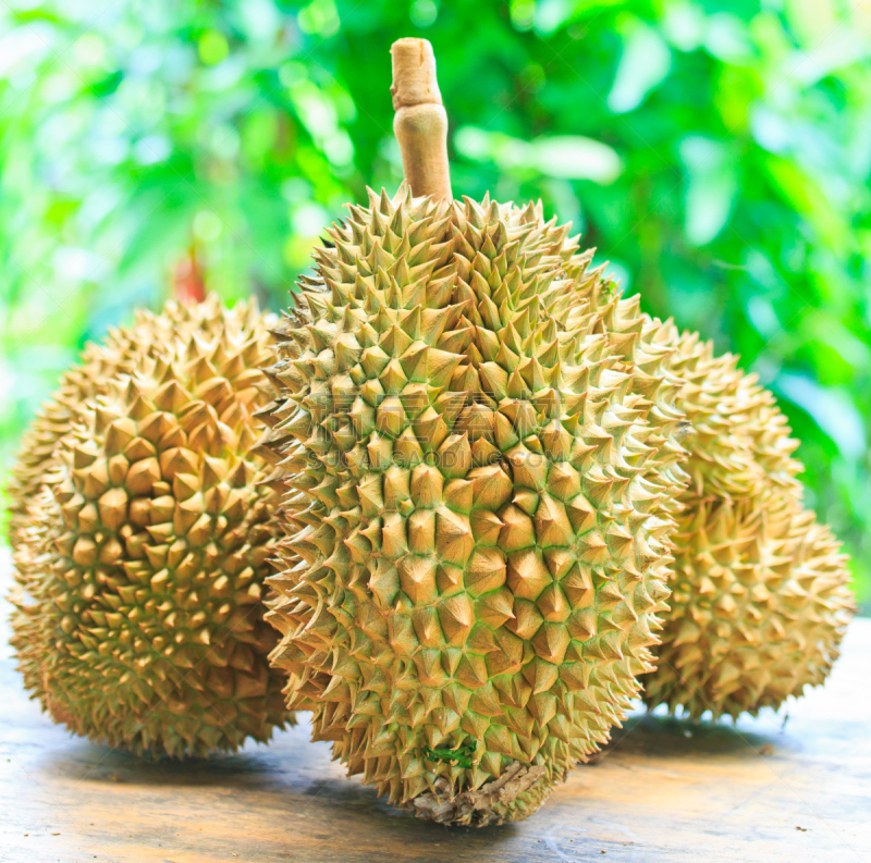 饮食,水平画幅,绿色,尖的,水果,无人,荆棘,异国情调,特写,泰国