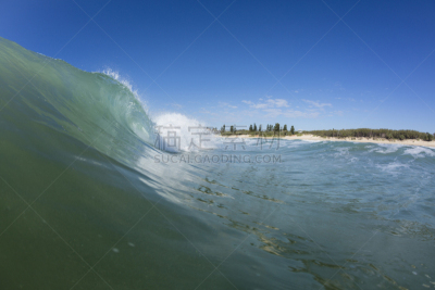 海浪,库拉姆海滩,波浪,海滩,水平画幅,户外,澳大利亚,摄影,度假,游泳