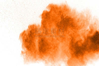 研磨食品,粒子,灰尘,抽象,橙色,冻结的,行动,溅