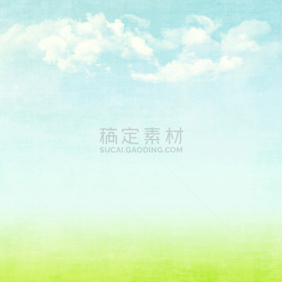 天空,夏天,田地,绿色,蓝色,云,背景,留白,纹理效果,无人