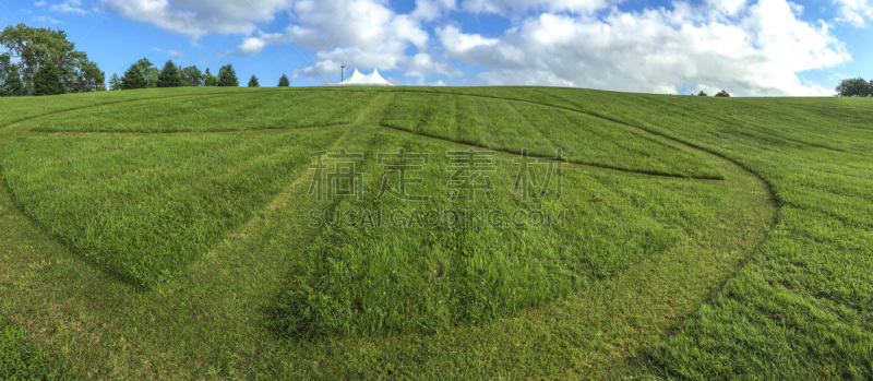 全景,伍德斯托克音乐节,圣地,贝瑟尔,宁静,水平画幅,无人,2015年,纽约州,摄影