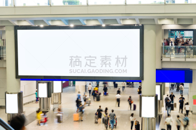 布告栏,运动模糊,人,空白的,机场,在活动中,边框,模板,现代,门厅