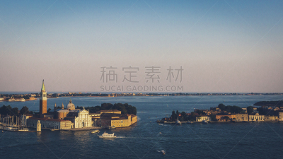 圣大乔治岛,吉德卡,城市生活,黄昏,天空,建筑,城市,意大利,威尼托大区