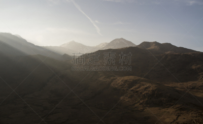 山脉,阳光光束,英国,自然美,户外,天空,威尔士,哥威南特,自然,斯诺登峰