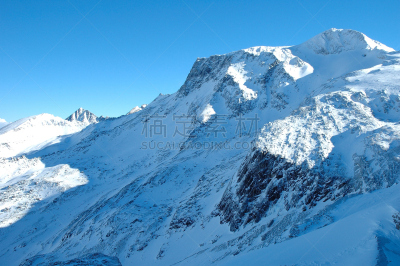 冬天,阿尔卑斯山脉,奥地利,霜,雪,自然美,蒂罗尔州,户外,天空,晴朗
