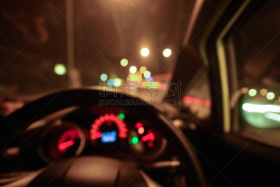 迅速,汽车,抽象,背景虚化,计量器,车轮,水平画幅,夜晚,陆用车,交通