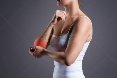 关节,痛苦,肘,炎症,女人,替代疗法,辅导讲座,四肢,努力,肿胀的