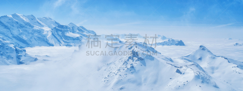 雪,山,全景,瑞士,希尔特峰,城市天际线,非凡的,天空,美,新的