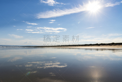 捷维斯湾,水,美,新南威尔士,水平画幅,形状,无人,夏天,户外,光
