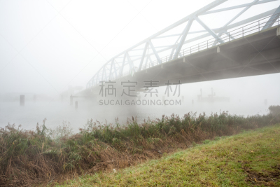桥,平衡折角灯,水,美,灵性,水平画幅,云,无人,早晨,石材