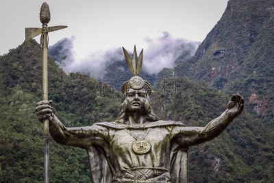 印加人文明,温泉镇,雕像,山,马丘比丘,平衡折角灯,云,南美,青铜,地名