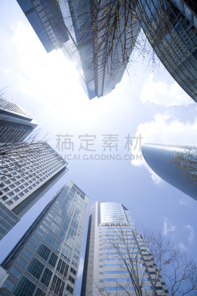摩天大楼,建筑外部,品川站,品川,港区,垂直画幅,地形,无人,日本