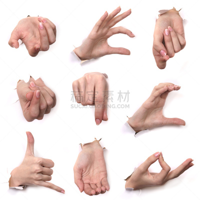 部分,手,做手势,组图,数字12,四肢,符号,男性,仅男人,仅成年人