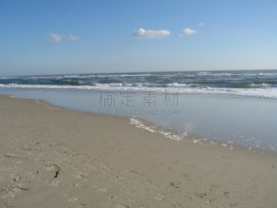 空的,海滩,海洋,水,天空,度假胜地,水平画幅,无人,大西洋,绝望