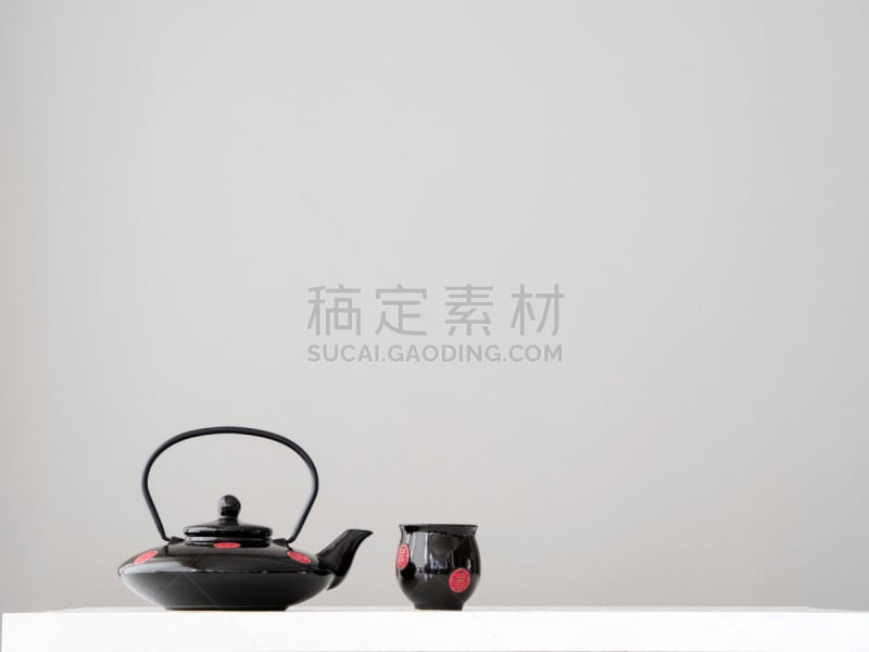 茶壶,黑色,背景,动机,灰色,饮料,茶,乌龙茶,茶叶