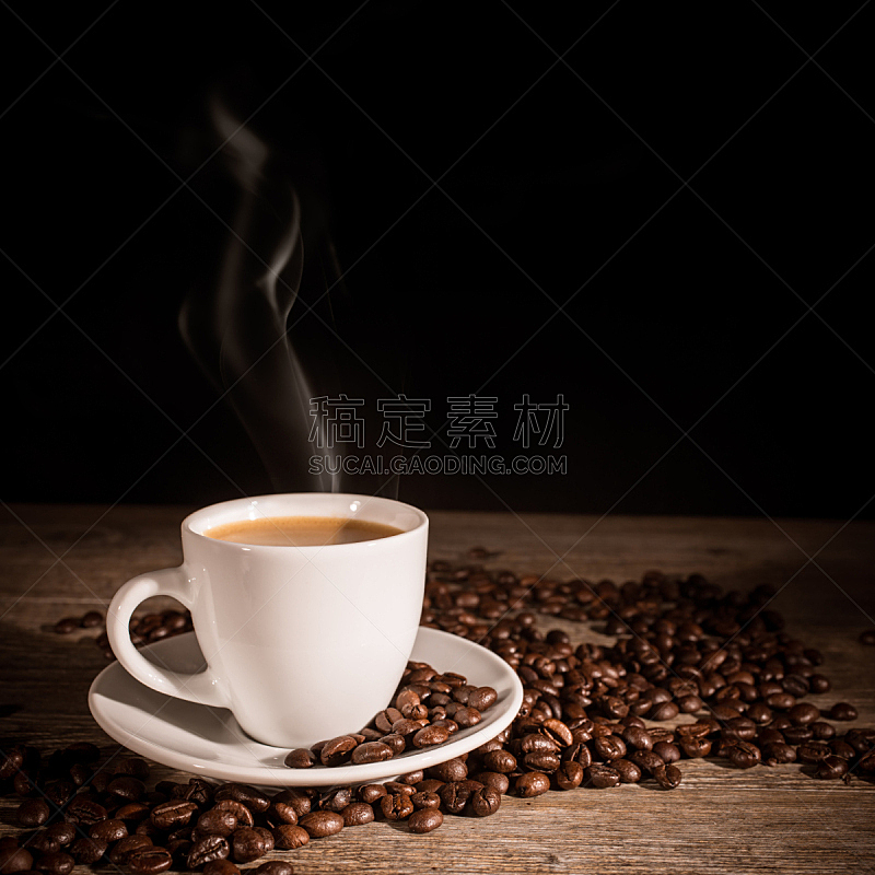 杯,咖啡,热,蒸汽,咖啡杯,烤咖啡豆,浓咖啡,咖啡馆,烟,褐色