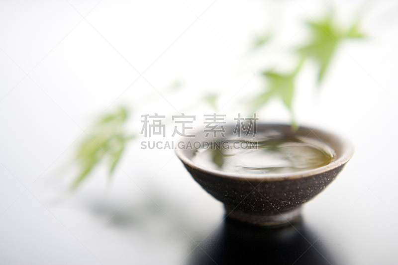 玻璃杯,日本青酒,鸡爪枫,自然,水平画幅,地形,秋天,无人,日本,含酒精饮料