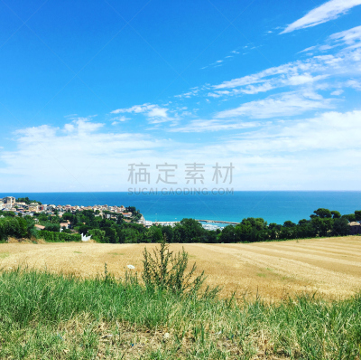 意大利,水,天空,美,水平画幅,云,山,无人,泥土,夏天