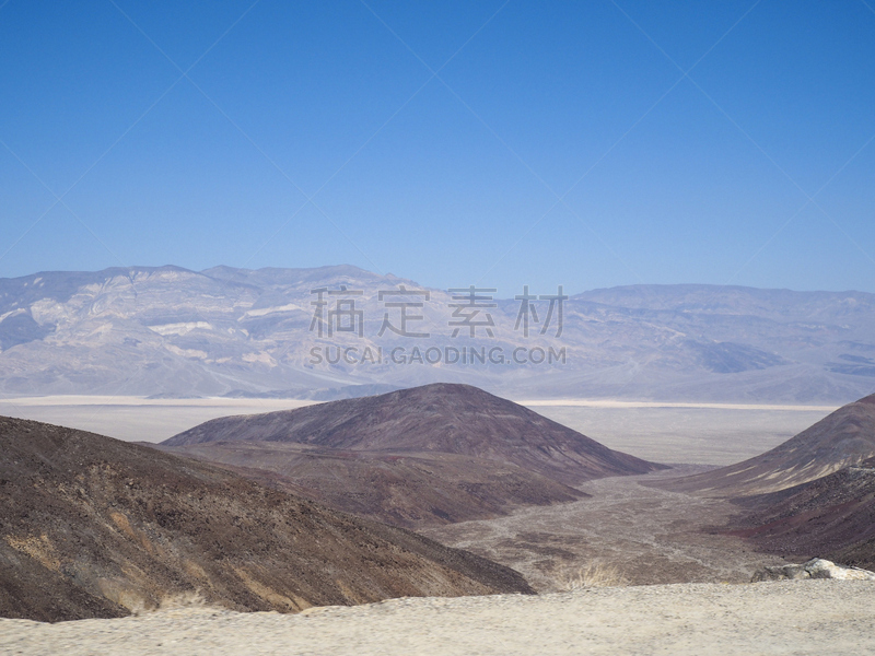 美国,死亡谷沙漠,荒地,生物保护区,干旱,陡峭,天空,气候,夏天,盐