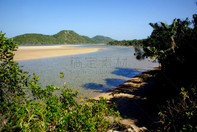 淡水,科汐湾,南非,地形,枝繁叶茂,植物群,周末活动,热带气候,自然美,湖