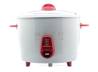 电饭锅,电,厨房用品商店,水平画幅,白色背景,背景分离,金属,工具,锅,泰国