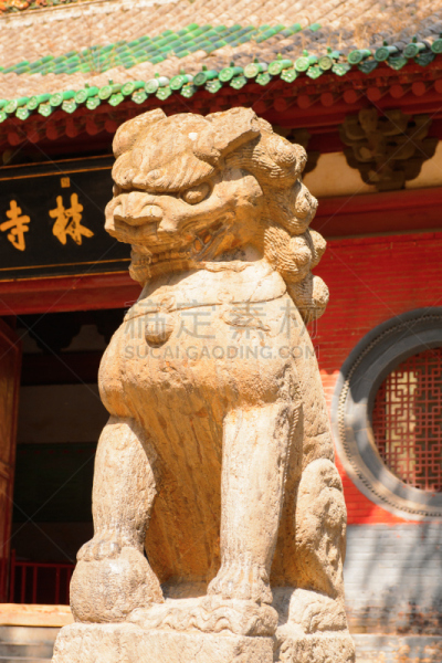 少林,雕像,狮子,寺庙,少林寺,世界遗产,垂直画幅,古董,武术