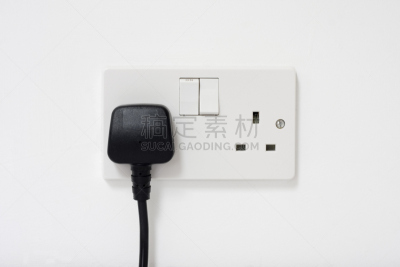 插座,电,墙,网线插头,三孔插座,住宅内部,特写,塑胶,水平画幅