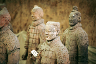 赤土陶器,勇士,秦朝,秦始皇陵景区,陕西省,古老的,古典式,东亚,过去