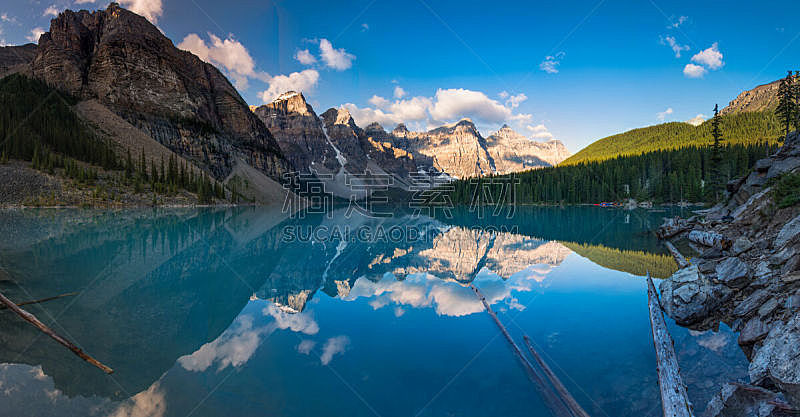 加拿大,风景,阿尔伯塔省,梦莲湖,雪山,云,雪,自然美,湖,加拿大落基山脉