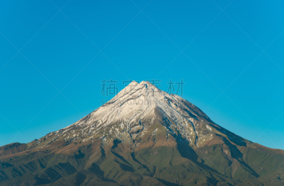 冬天,山,风景,新西兰北岛,新西兰,塔拉纳基大区,塔拉纳基山,季节,天空,美