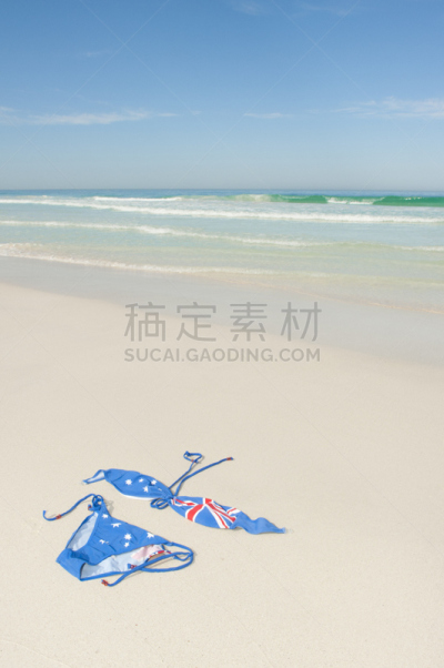 海滩,比基尼,旅游目的地,鸡尾酒,australia day,垂直画幅,水,留白,沙子,夏天