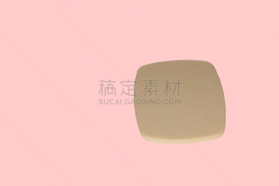 彩妆,化妆用品,粉色背景,泡芙,视角,分离着色,正面视角,美,水平画幅,干净