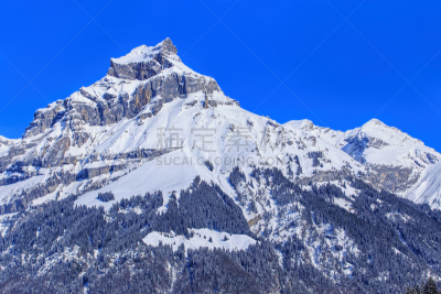 山,瑞士,上瓦尔登州,恩格尔伯格,天空,水平画幅,雪,无人,户外,石头