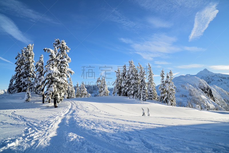 北小瀑布国家公园,冬天,舒克森山,贝克尔山,穿雪鞋走路运动,自然,非都市风光,水平画幅,地形,雪