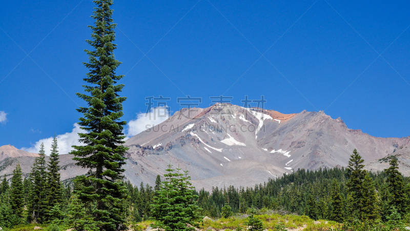 夏士塔山,水平画幅,无人,火山碎屑流,户外,加利福尼亚,火山,卡斯基德山脉,山,灰