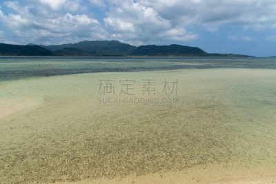 岛,看风景,冲绳县,西表岛,海岸线,当地著名景点,竹富町,纯净,夏天,海滩