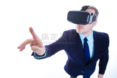 智慧,男人,舒服,显示器,未来,套装,男商人,新创企业,男性,仅男人