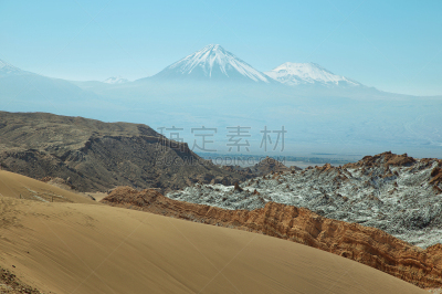 月亮谷,沙漠,valles marineris,利坎卡武尔火山,阿塔卡马大区,南美,气候,水平画幅,无人,火山地形
