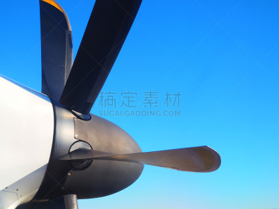 天空,白色,蓝色,黑色,刀刃,螺旋桨,飞行器,留白,动物躯干