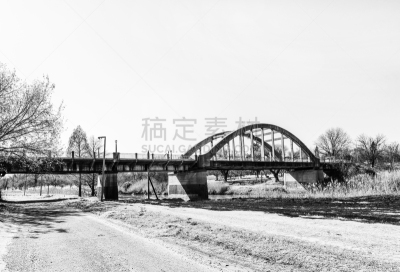 桥,黑白图片,在上面,河流,白昼,非洲,建筑外部,奥兰治自由邦,中午,城镇
