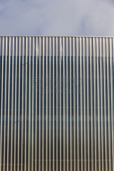 建筑业,钢铁,特拉华,建筑结构,穿洞的,金属板,几何形状,灰色,姿态优美,形式描述